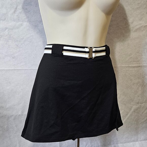 [NWOT] VINTAGE JAG Black Swim Skirt Coverup Sarong - Picture 2 of 6